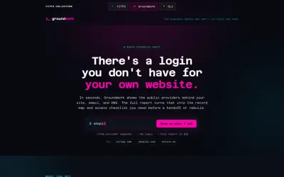 Groundwork website preview